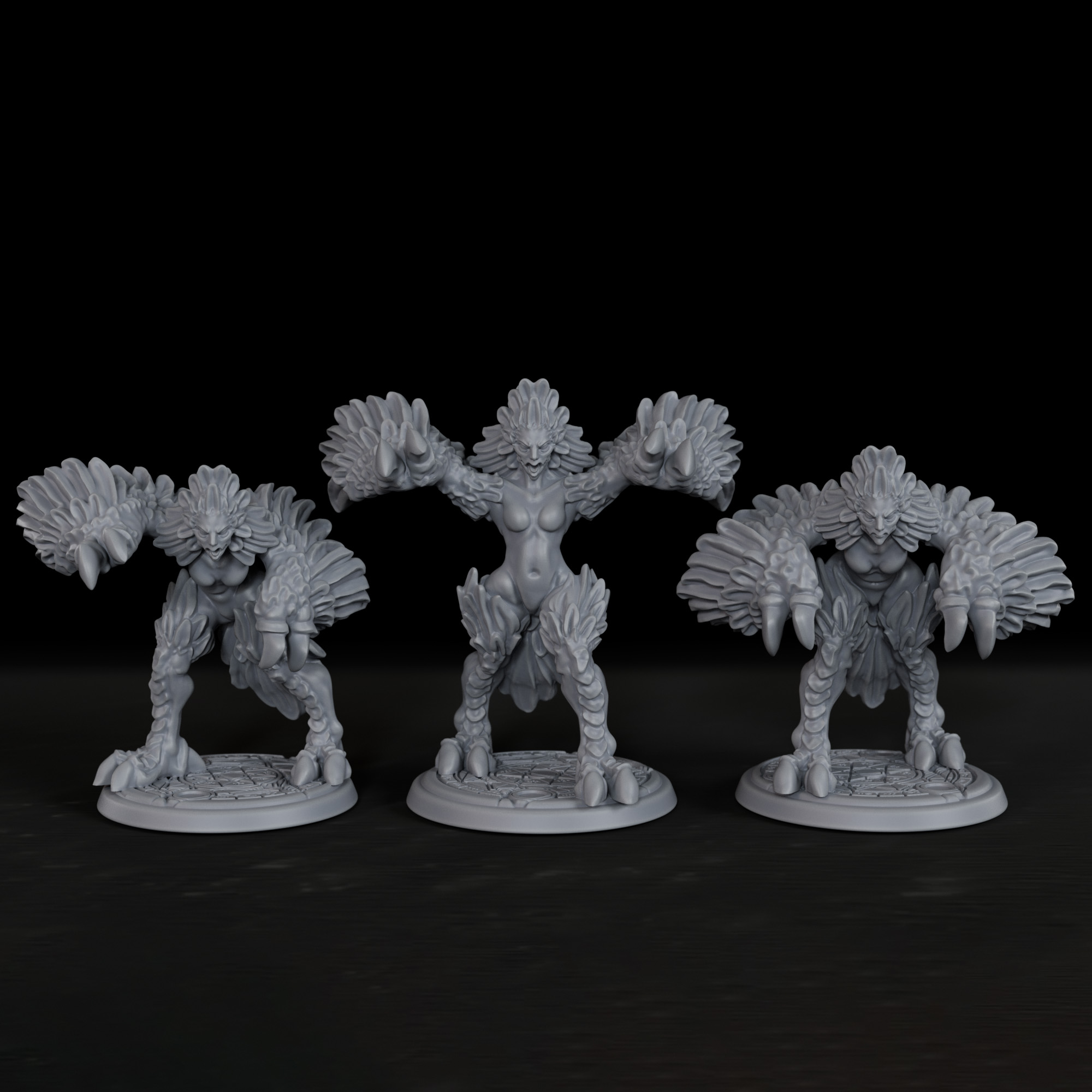 Board Game Live - Miniatura de Harpies para Juegos de