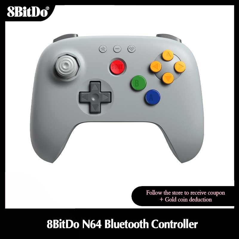 Board Game Android - Controlador Bluetooth 8BitDo Gris N64 para