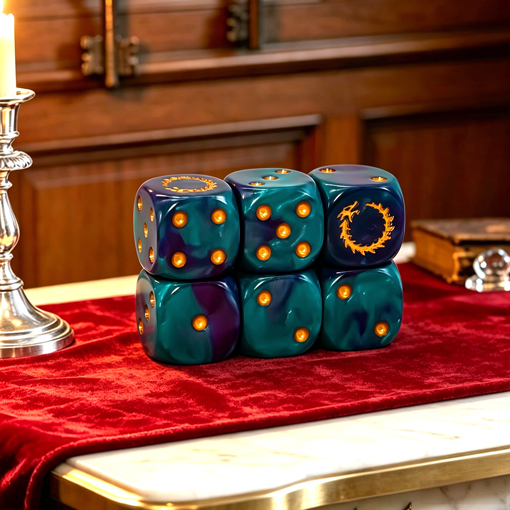 Board Game Live - Juego de 6 dados D6 de