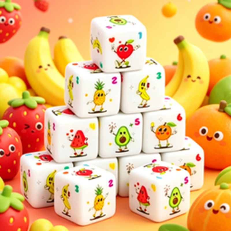 Board Game Live - Juego de 12 dados con motivos