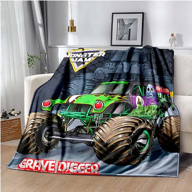 Manta de sofá con diseño de ca - Hot Wheels Car Monster Trucks reseña y precio