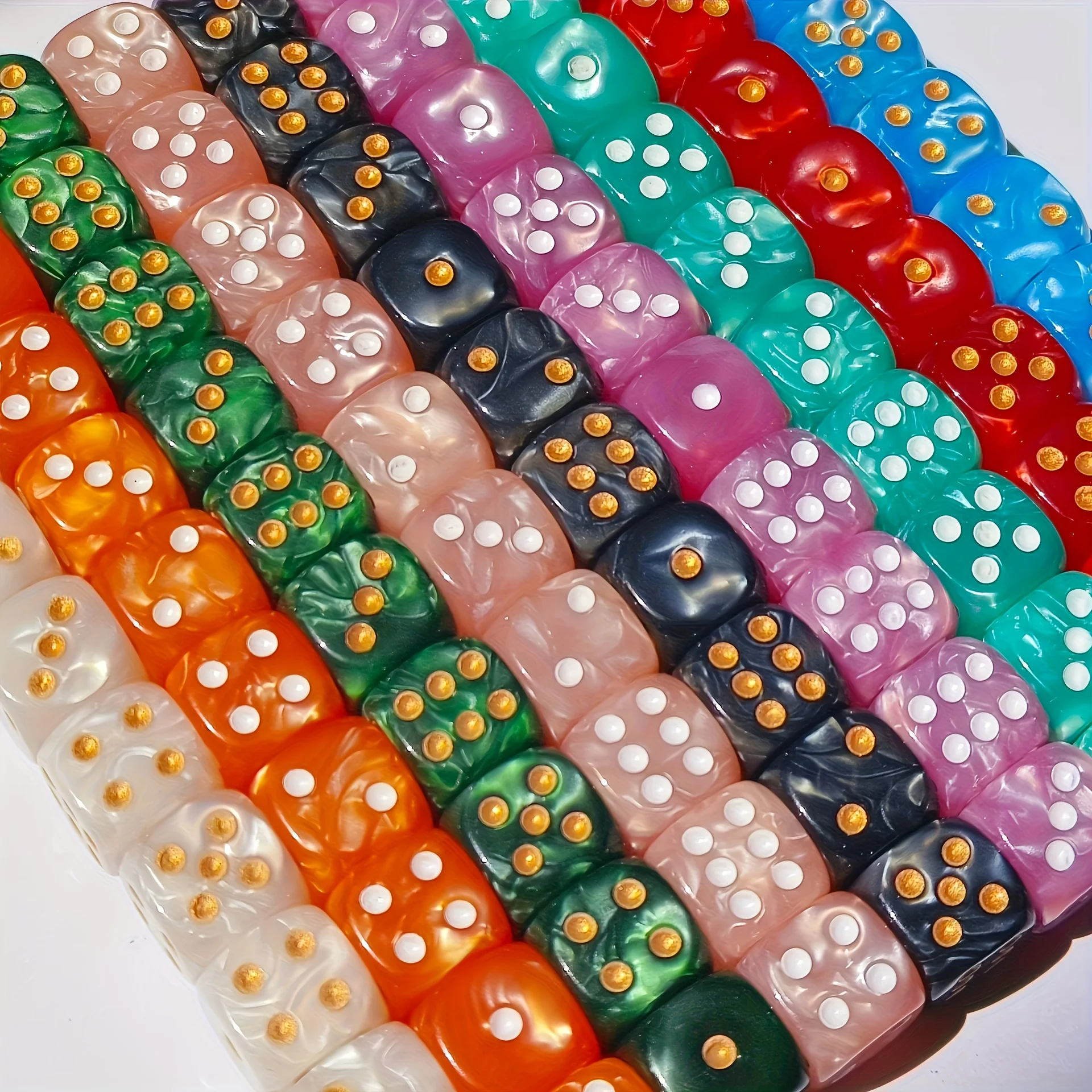 10 dados D6 de 12 mm con diseñ - Board Game Live reseña y precio