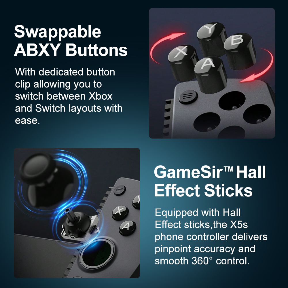 GameSir X5s Gamepad para Teléf - Board Game Android reseña y precio