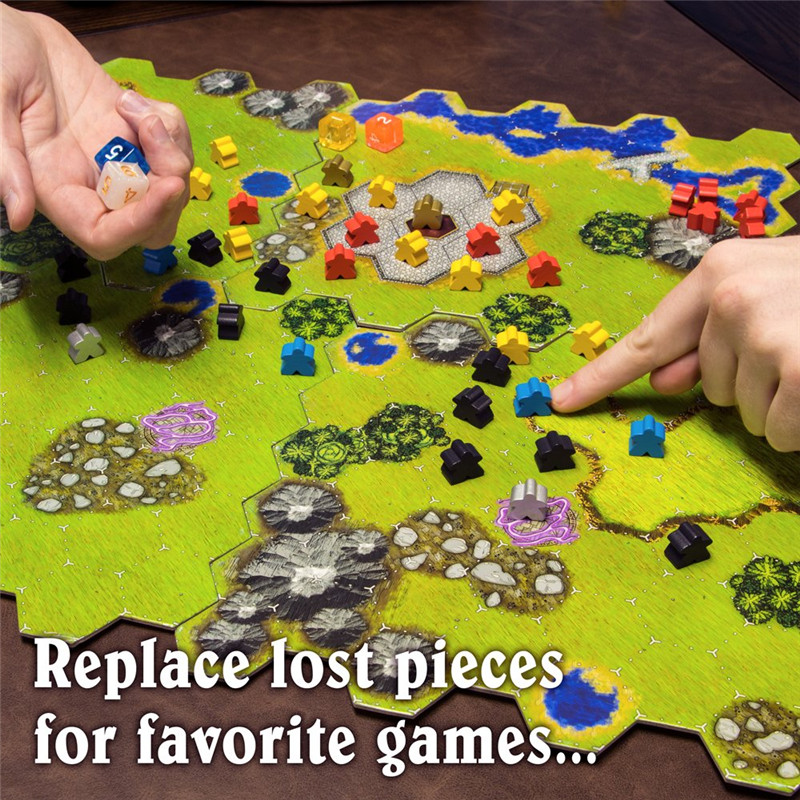 Piezas de ajedrez de madera hu - Board Game Catan reseña y precio